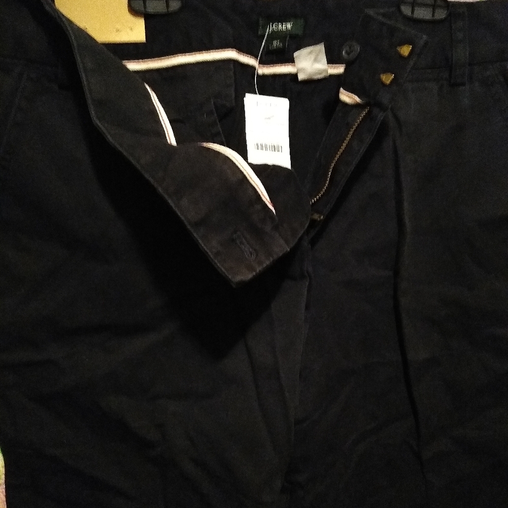 J. Crew Wide leg khakis